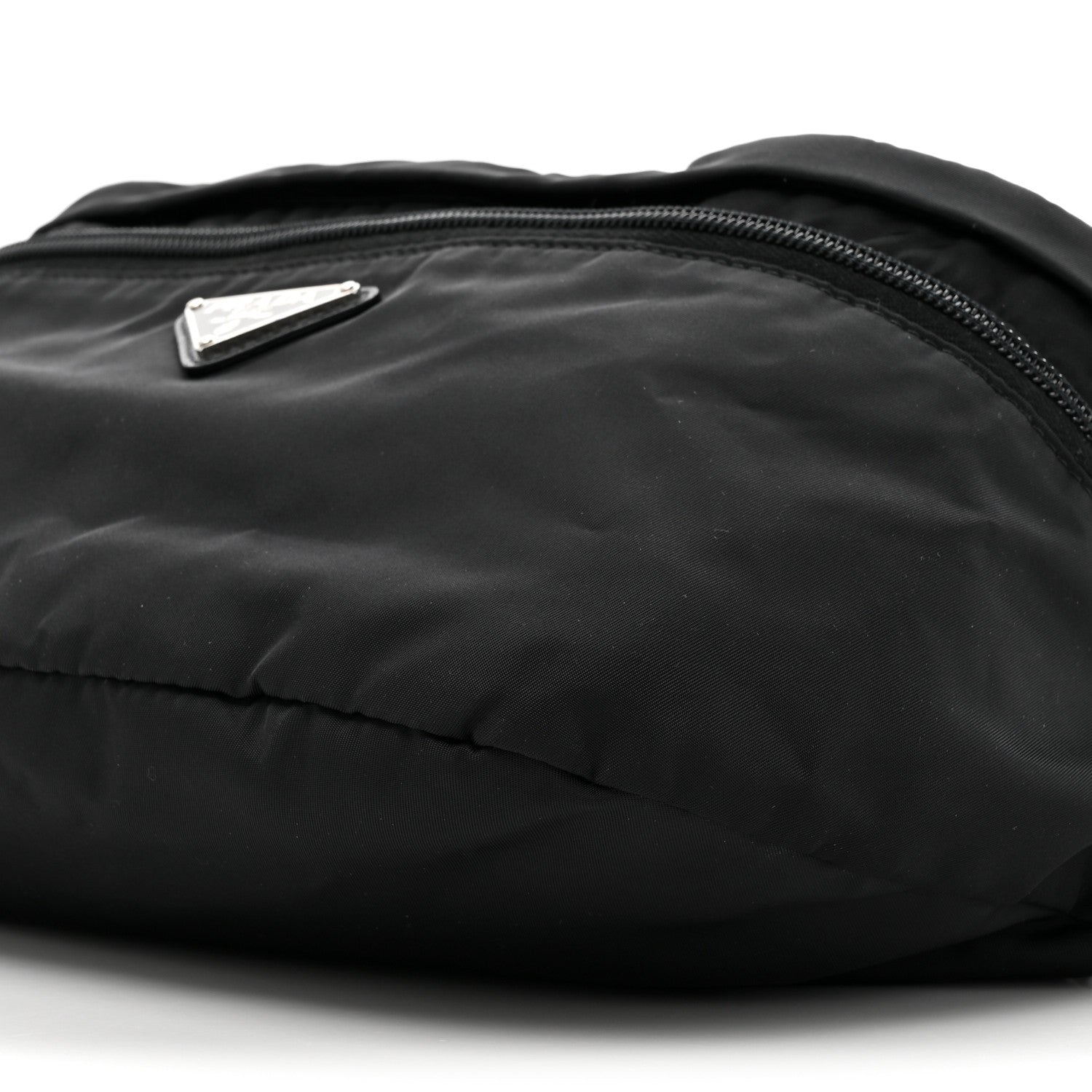 Prada Re-Nylon Saffiano Convertible Belt Bag Black 13 of 17