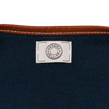 Hermes Merino Wool Cashmere Rocabar Poncho Gris 2 of 3