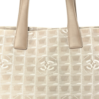 Chanel Nylon Medium Travel Tote Beige 7 of 9