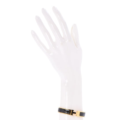 Hermes Enamel Narrow Clic Clac H Bracelet PM Black 2 of 4