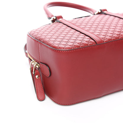 Gucci Soft Microguccissima Medium Crossbody Bag Rosso 8 of 10