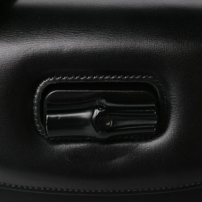 Gucci Boarded Dyana Lux Calfskin Web Monochrome Medium Bamboo 1947 Top Handle Bag Black 6 of 8