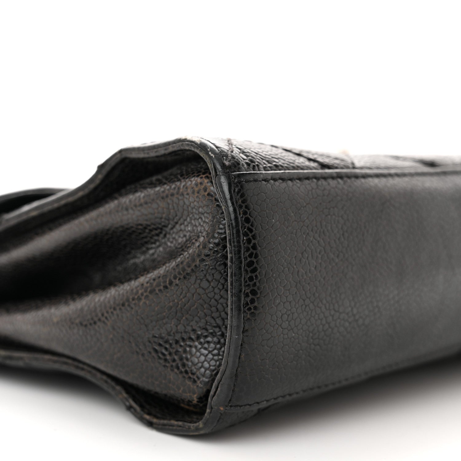 Chanel Crumpled Grained Calfskin Medium CC Crave Flap Black 9 of 14