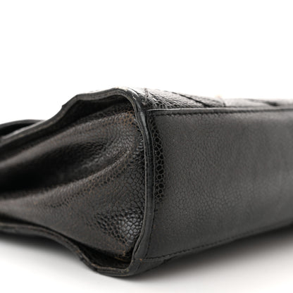 Chanel Crumpled Grained Calfskin Medium CC Crave Flap Black 9 of 14
