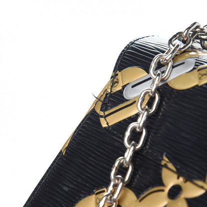 Louis Vuitton Epi Chain Flower Twist Shoulder Bag MM Black 10 of 10