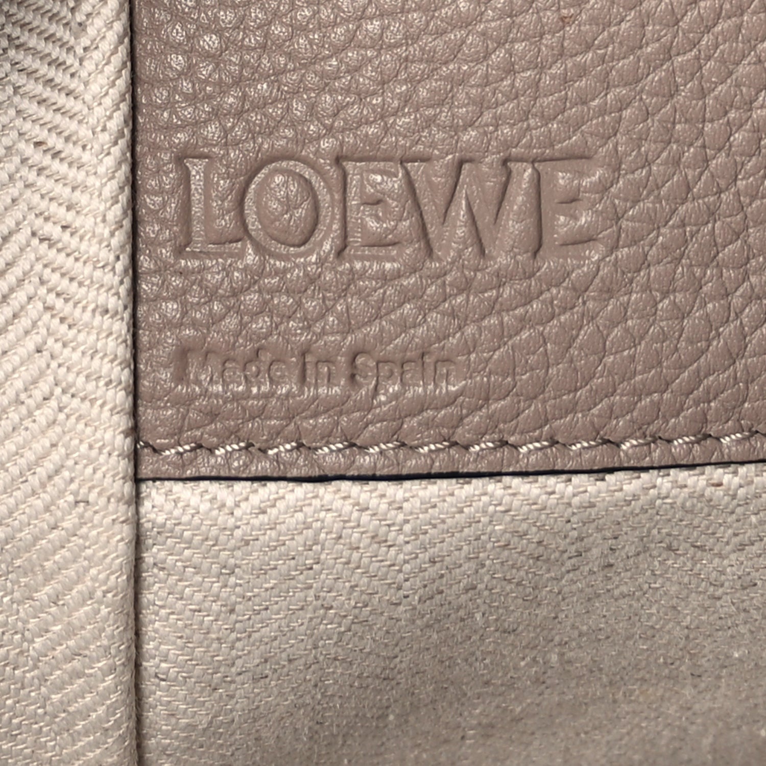 Loewe Calfskin Small Hammock Shoulder Bag Sand Mink 6 of 9