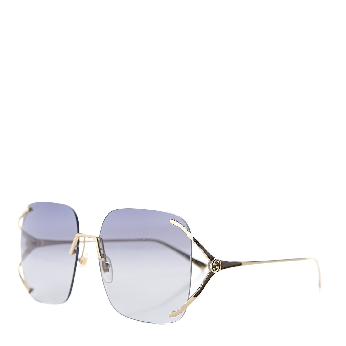 Oversized Sunglasses GG0646S Gold Black