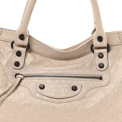 Balenciaga Agneau Classic Hardware Medium Le City Almond 8 of 10