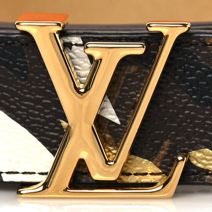 Louis Vuitton X LOL Monogram Belt 85 34 Gold Silver 2 of 8