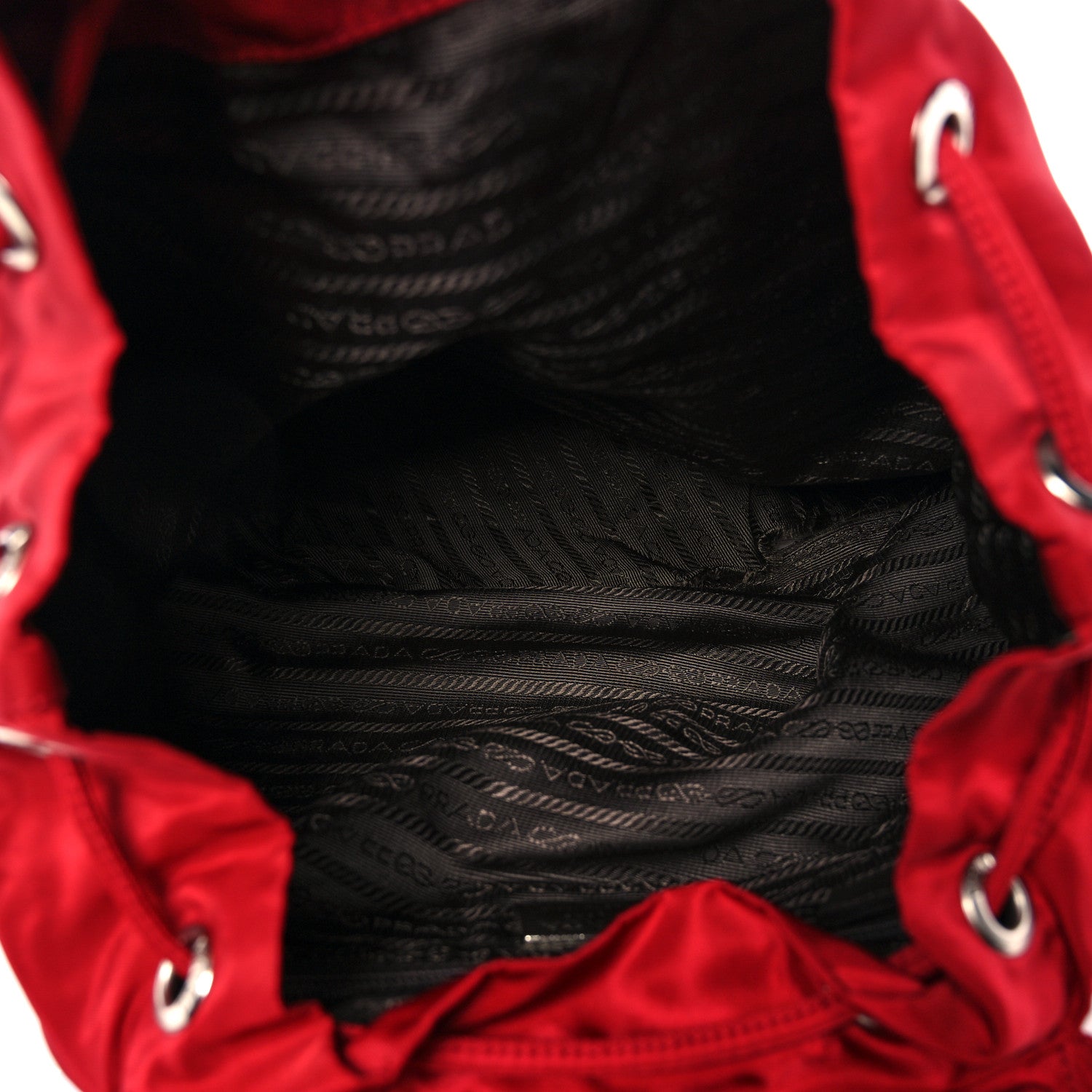 Prada Nylon Vela Single Buckle Backpack Rosso 4 of 16