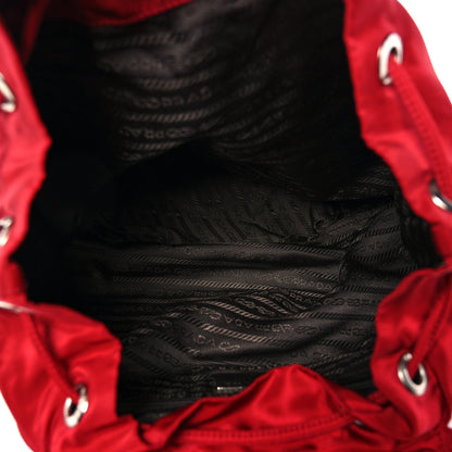 Prada Nylon Vela Single Buckle Backpack Rosso 4 of 16