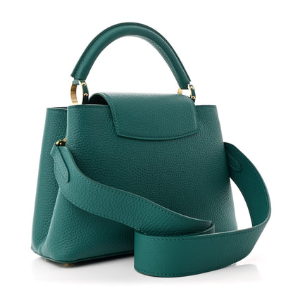 Louis Vuitton Taurillon Capucines BB Vert 3 of 7