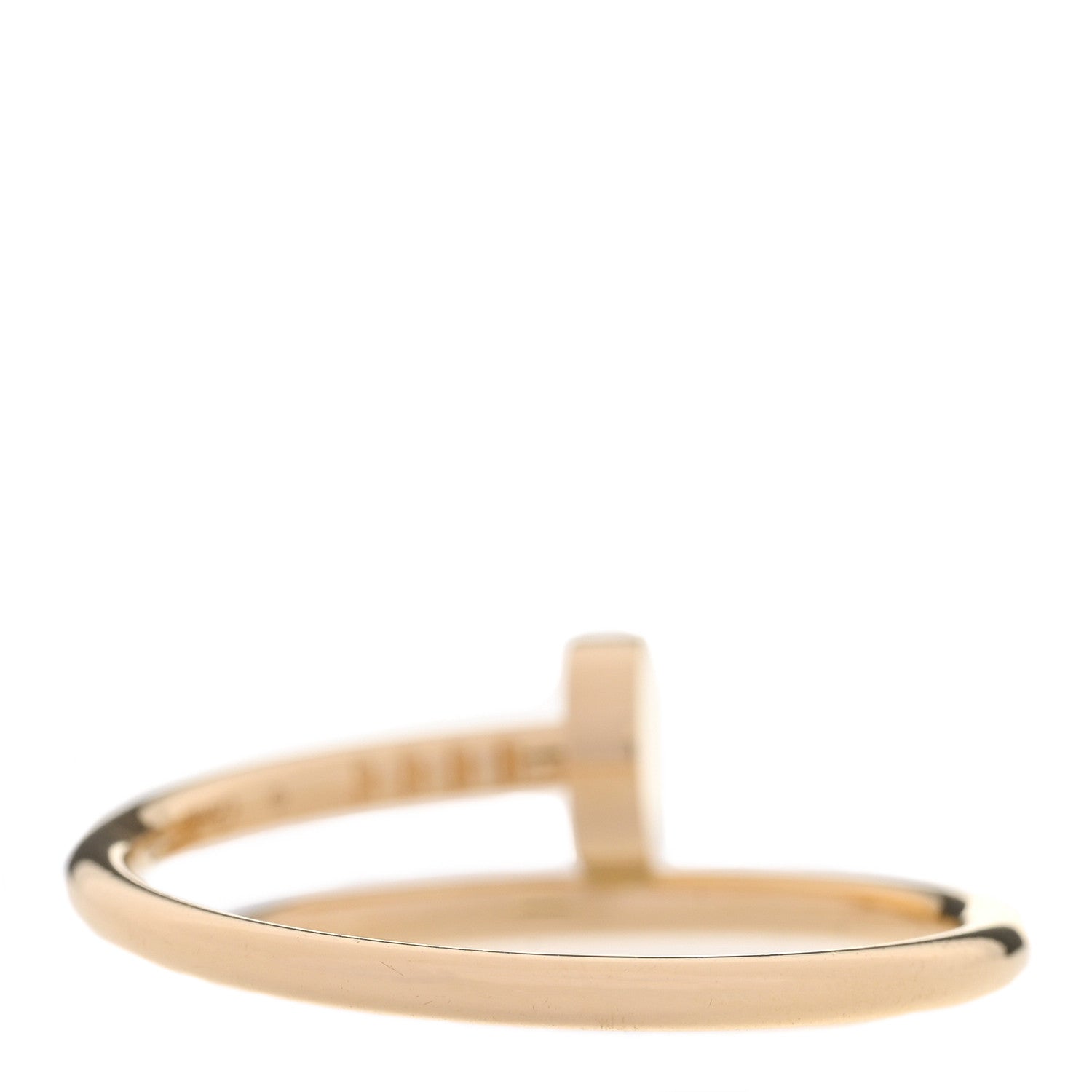 Cartier 18K Yellow Gold Small Juste Un Clou Ring 61 9.5 3 of 5