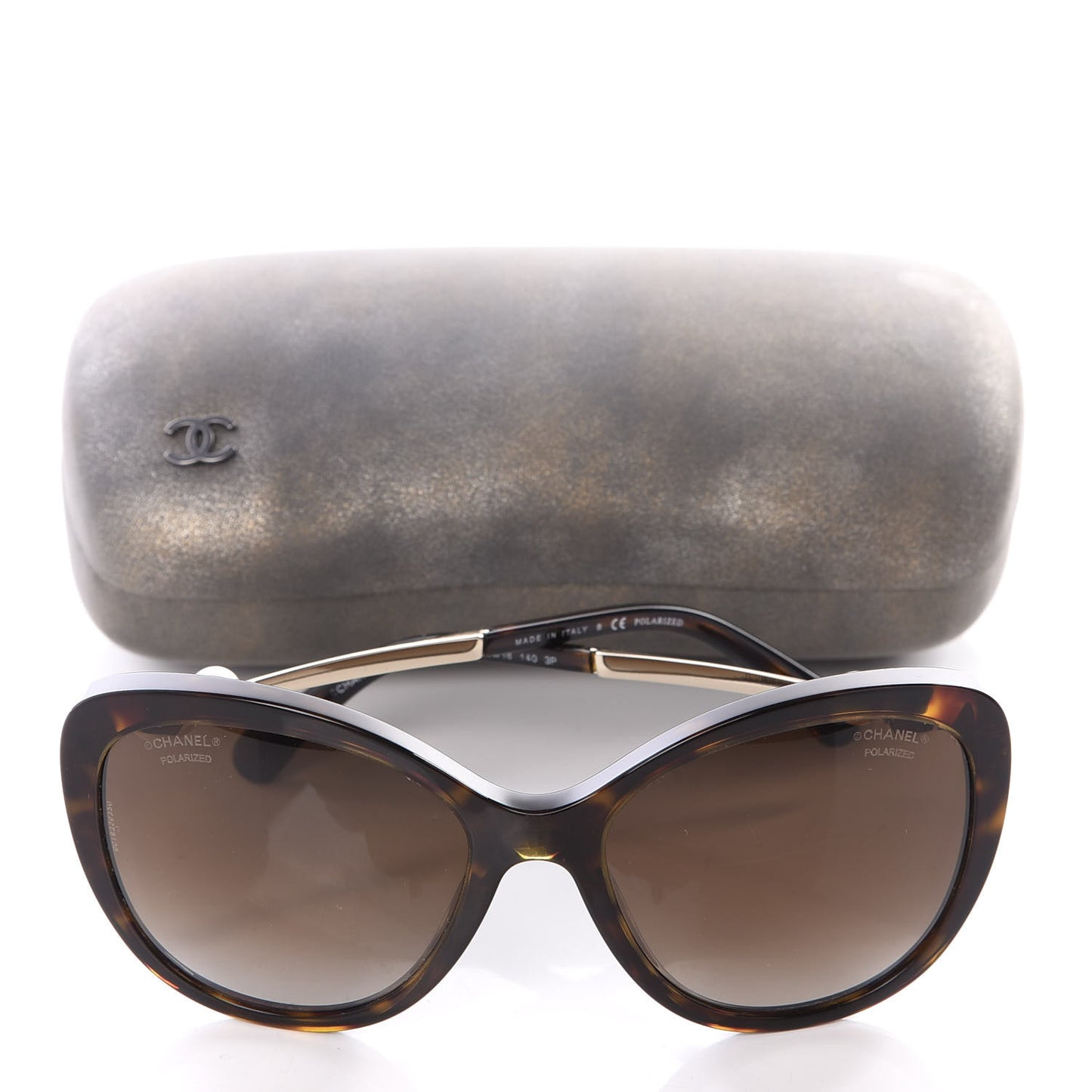 Cat Eye Pearl Sunglasses 5340-H Tortoise