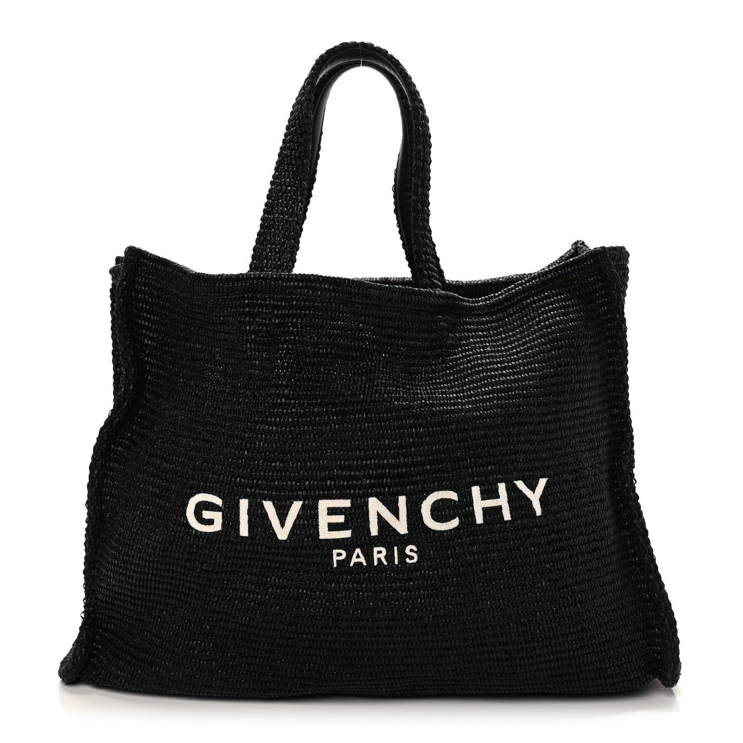 Raffia Medium G Tote Black