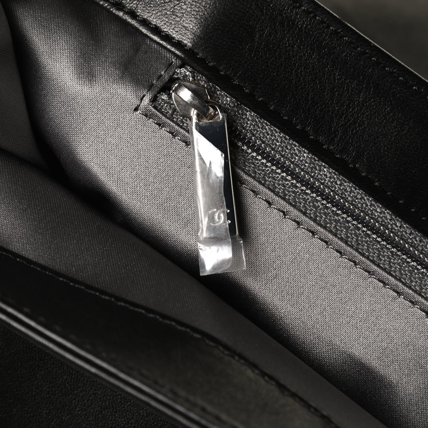 Chanel Lambskin Astrakan Single Flap Black 13 of 14