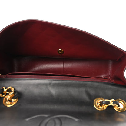 Chanel Lambskin Quilted XL Jumbo Single Flap Black 5 of 10