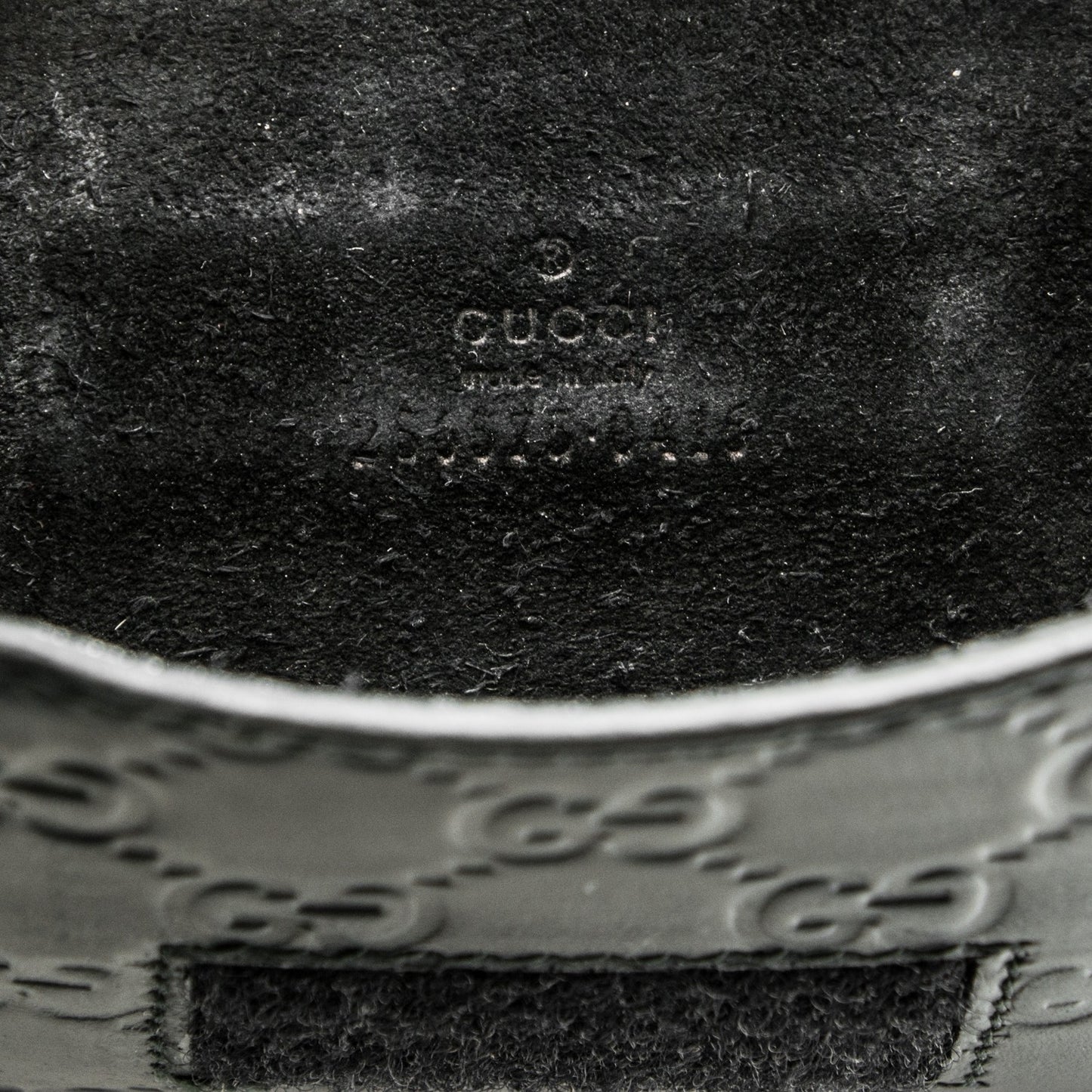 Rubber Guccissima Ipad Case Black