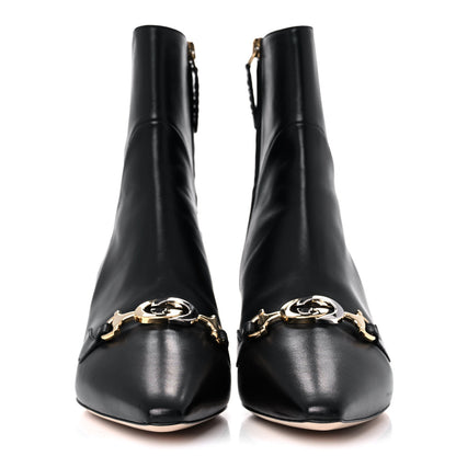 Gucci Nappa Zumi Mid Ankle Boots 37.5 Black 2 of 9