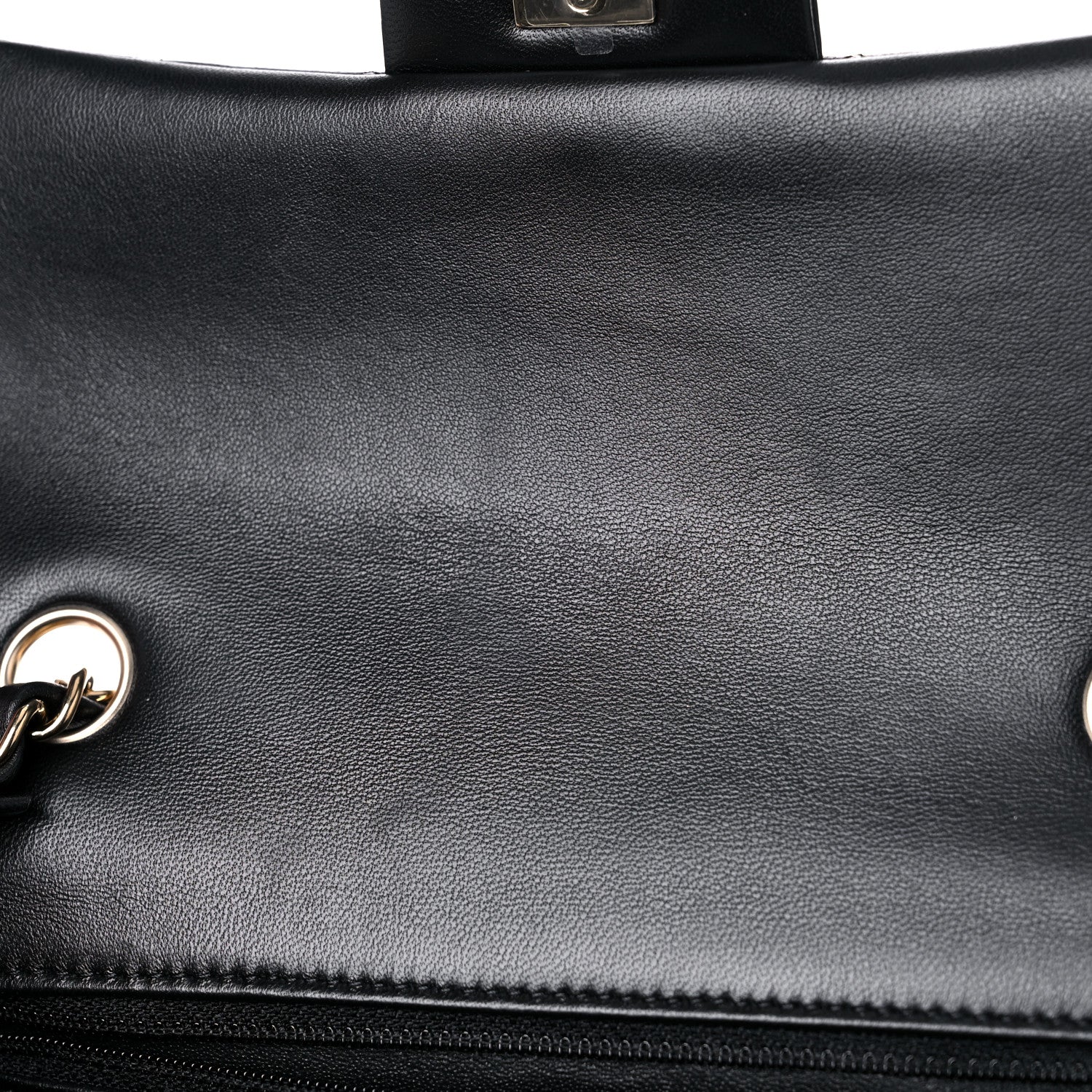 Chanel Lambskin Quilted Mini Rectangular Flap Black 10 of 11