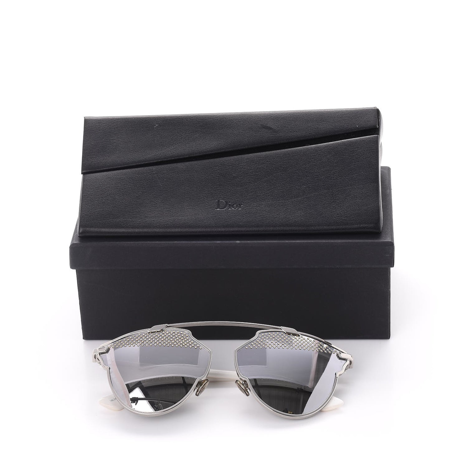 Studded So Real Sunglasses Silver