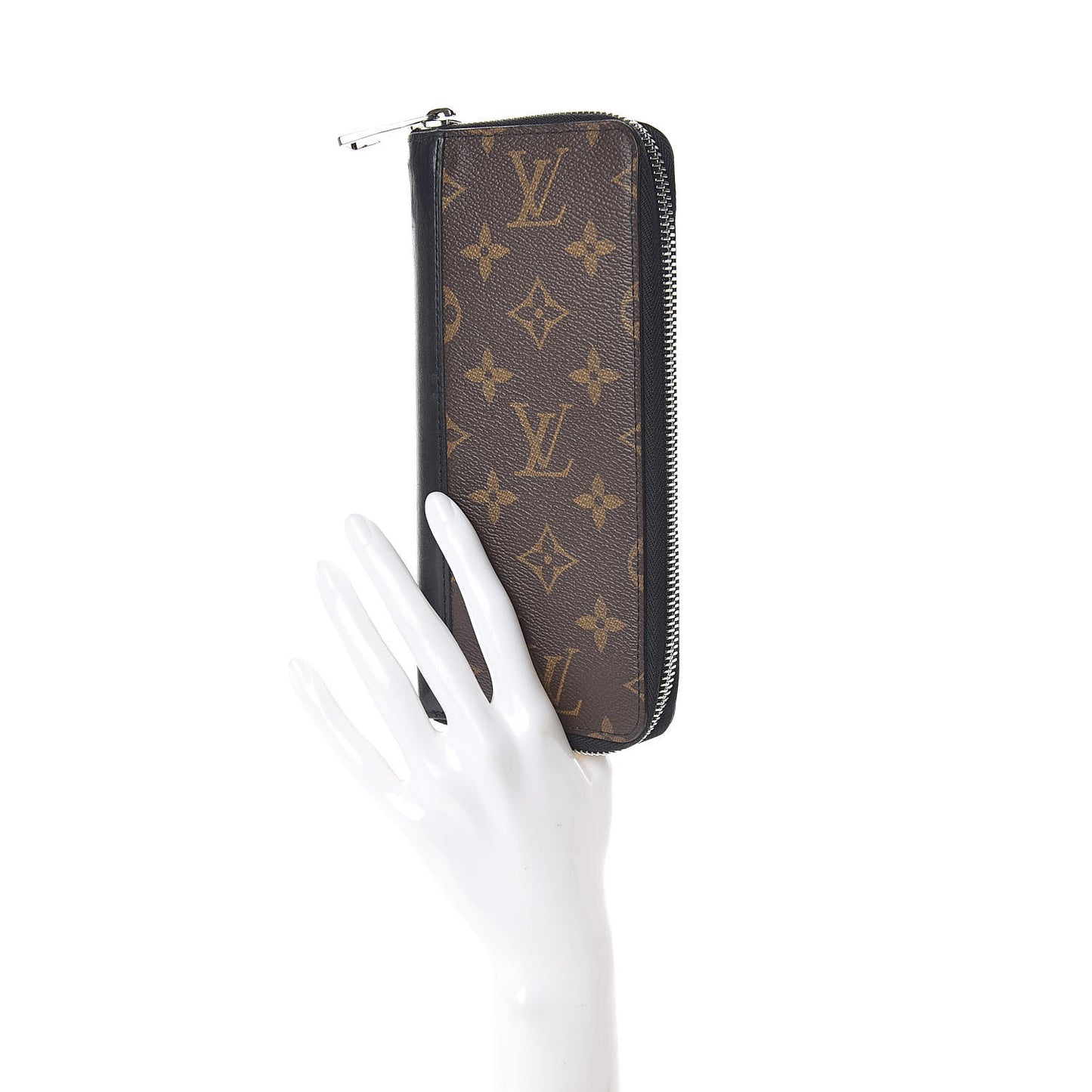 Monogram Macassar Vertical Zippy Wallet