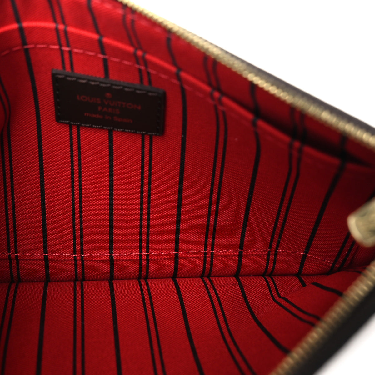 Louis Vuitton Damier Ebene Neverfull MM GM Pochette 6 of 7