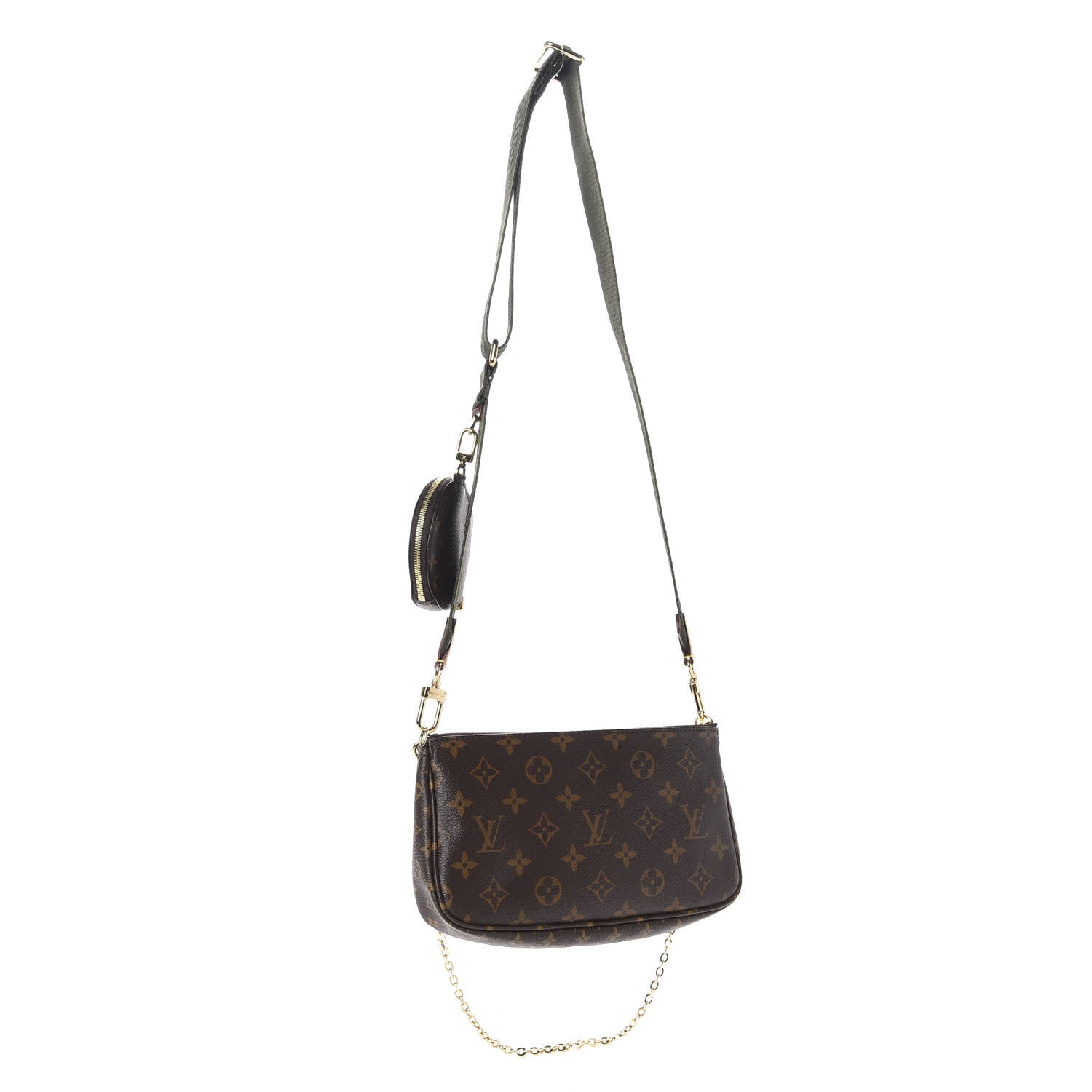 Louis Vuitton Monogram Multi Pochette Accessories Kaki 3 of 13