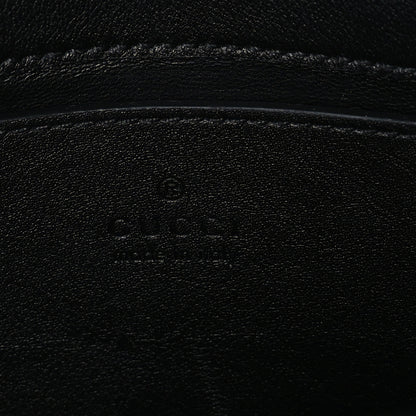 Gucci Shiny Calfskin Small Bamboo Night Bag Black 5 of 8