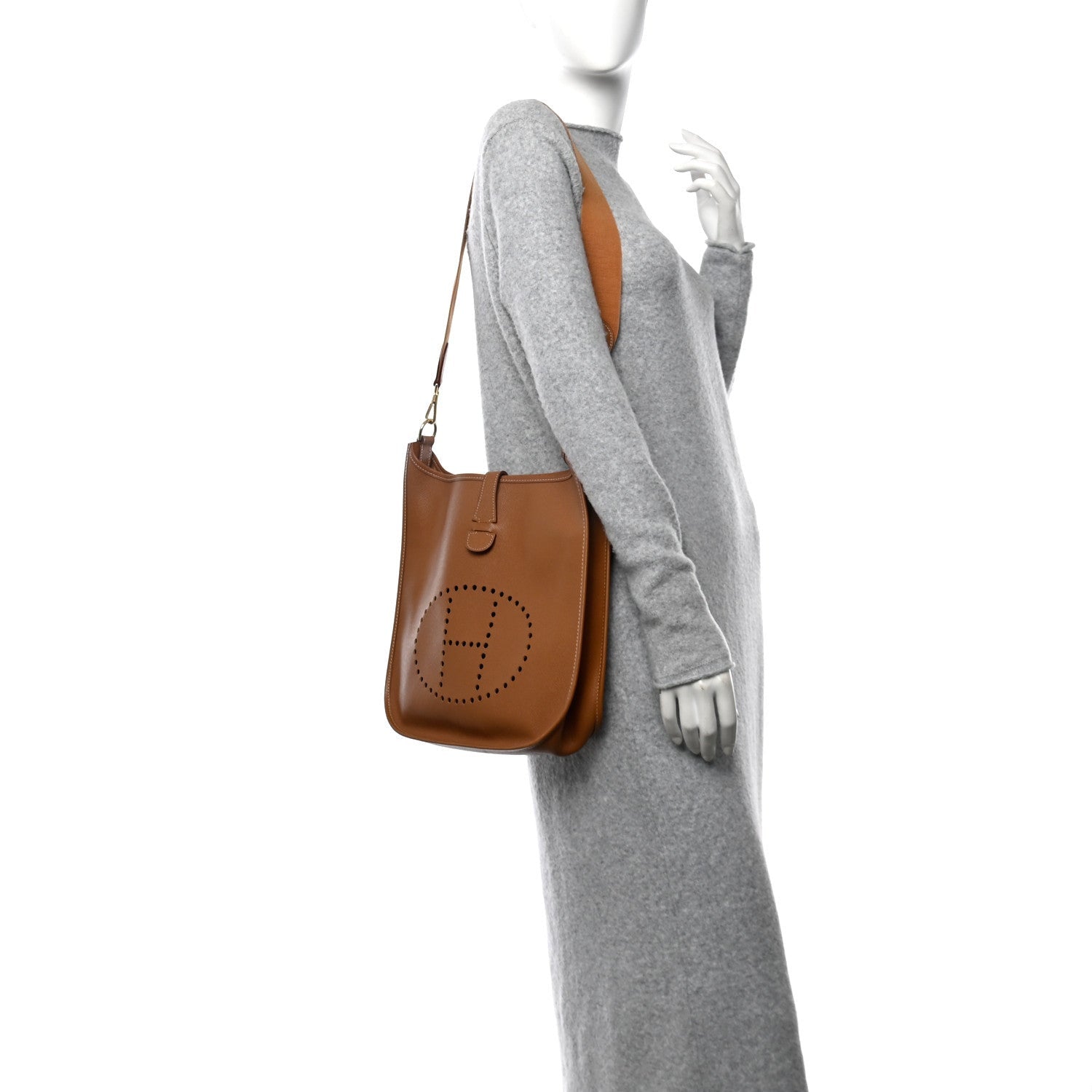 Hermes Courchevel Evelyne GM Gold 2 of 7