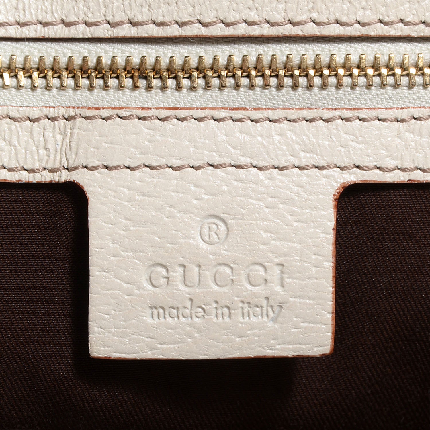 Gucci Monogram Creole Large Tote Off White 6 of 7