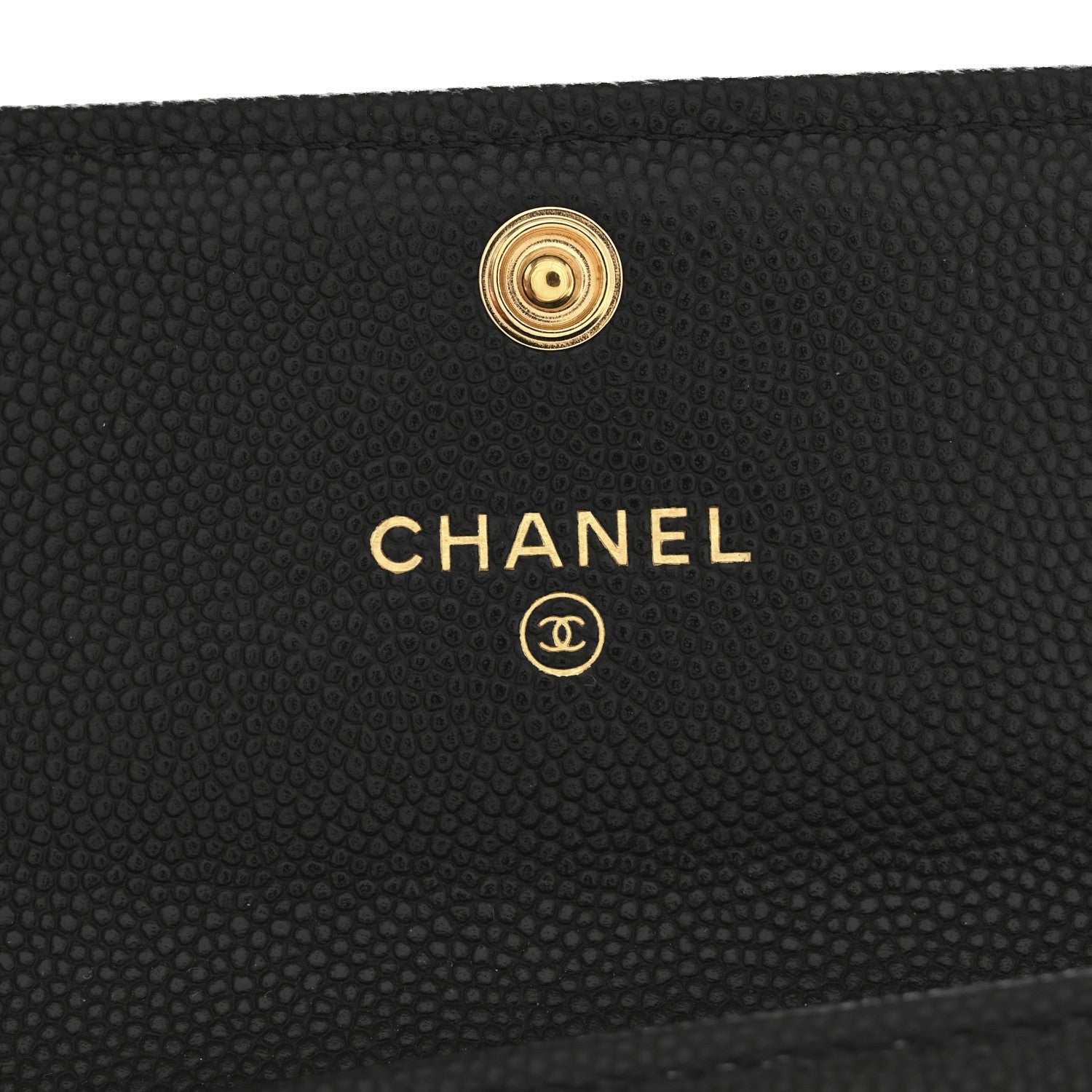 Chanel Caviar Quilted Boy Flap Card Holder Black 6 of 7