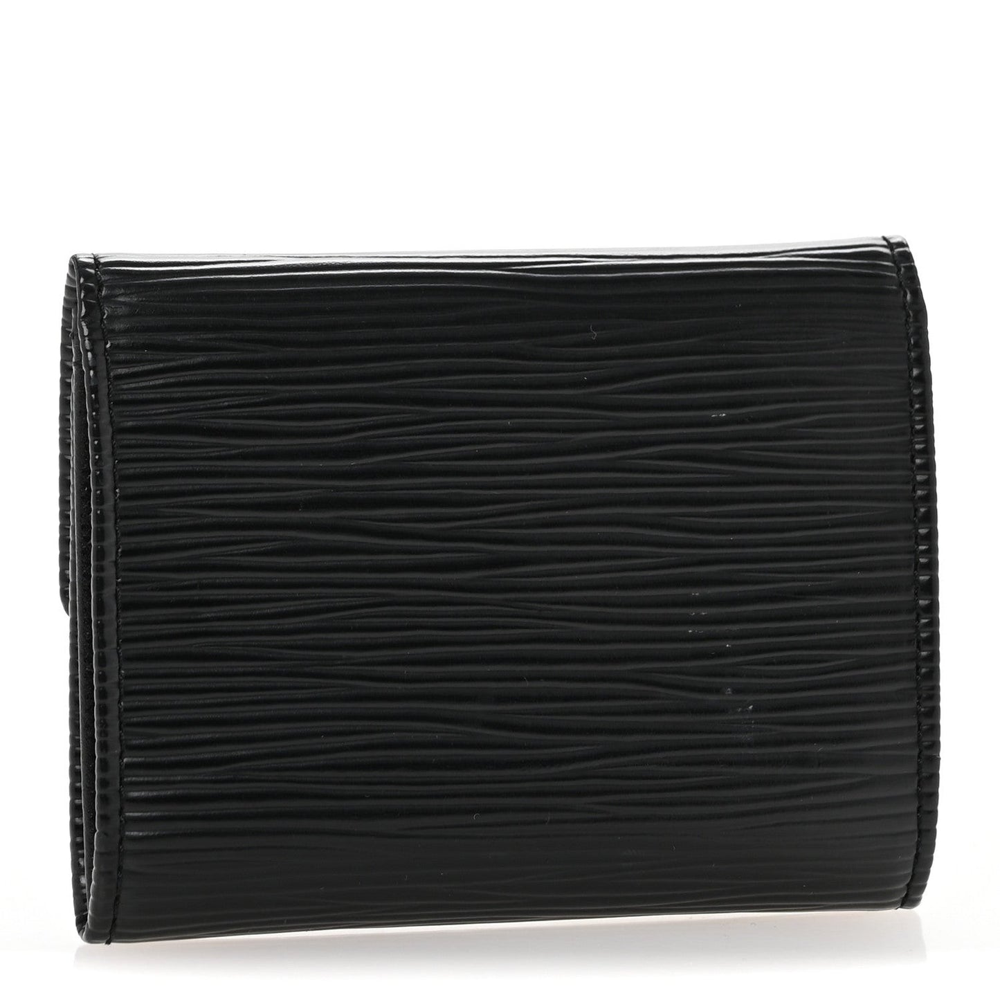 Epi Porte-Monnaie Simple Coin Purse Black