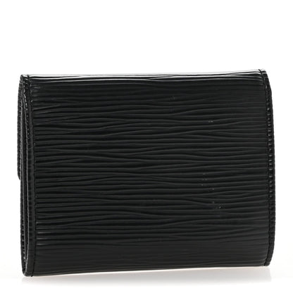 Louis Vuitton Epi Porte-Monnaie Simple Coin Purse Black 3 of 7