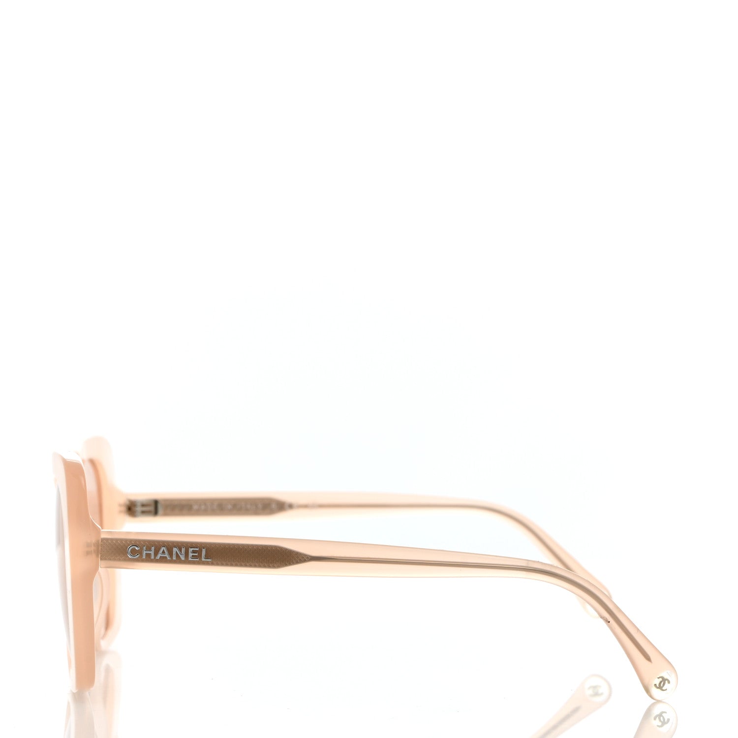 Chanel Acetate Rectangle Sunglasses 5504 Beige 3 of 7