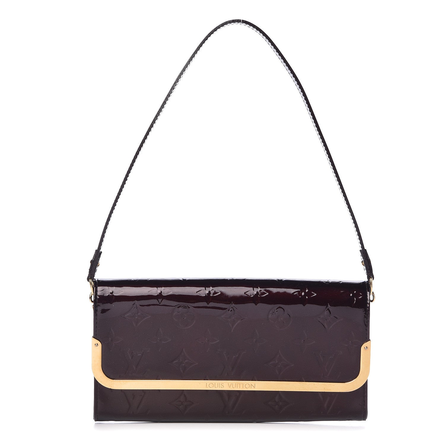 Louis Vuitton Vernis Rossmore MM Amarante 1 of 9