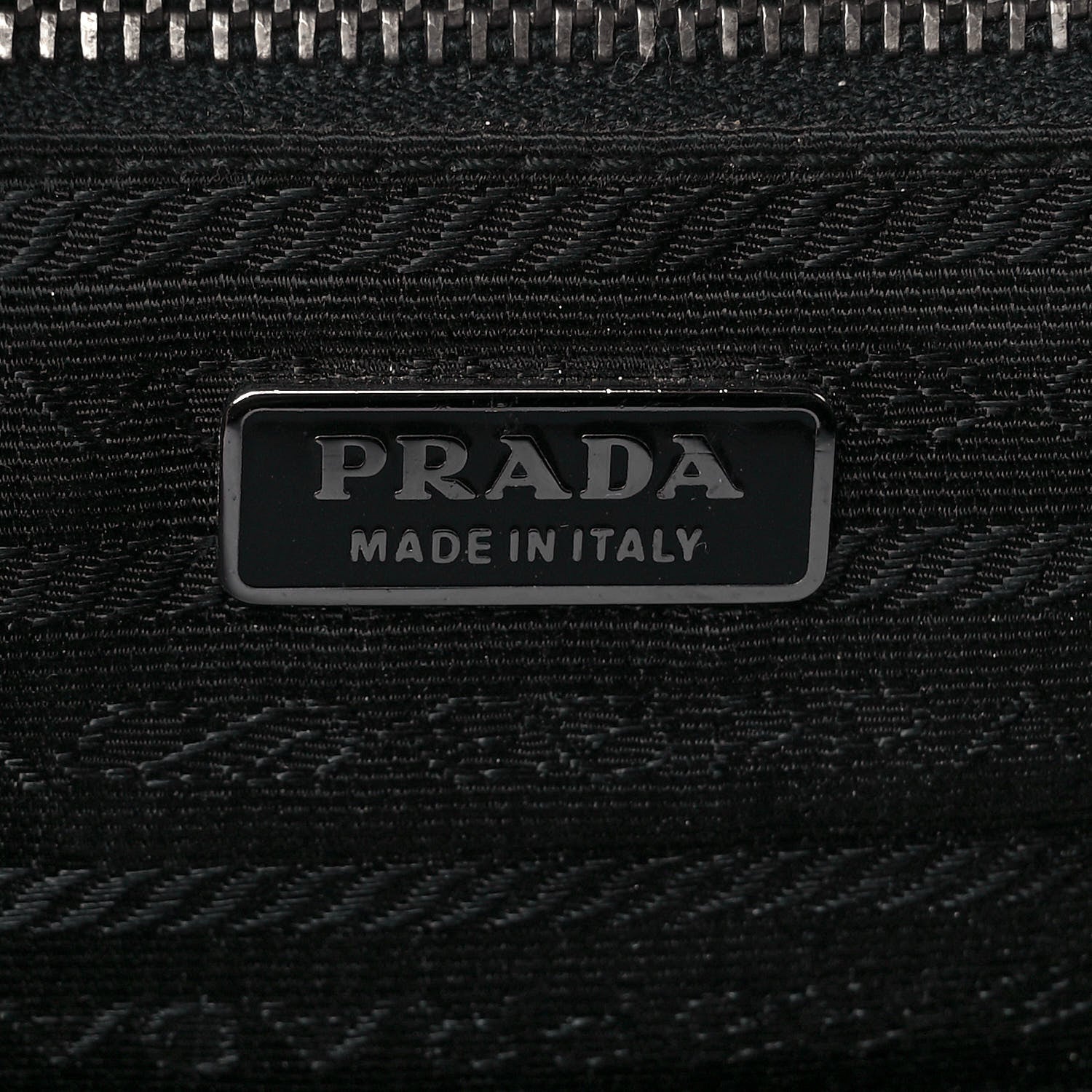 Prada Goatskin Flap Bag Black 6 of 12