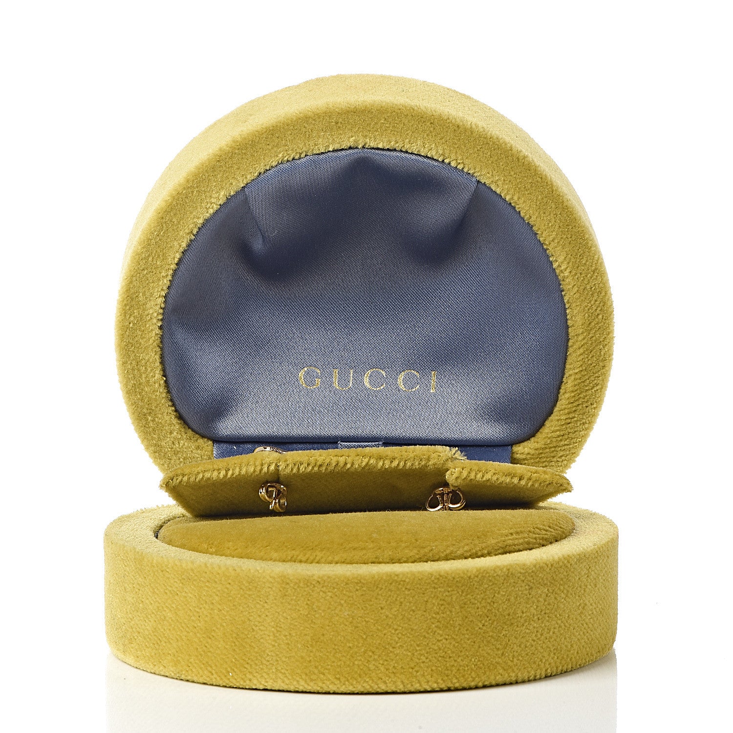 Gucci 18K Yellow Gold GG Tissue Stud Earrings 5 of 5