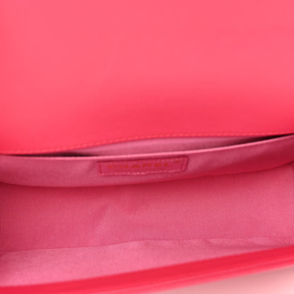 Chanel Lambskin Quilted Medium Boy Flap Fuchsia 6 of 10