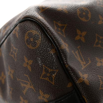 Louis Vuitton Monogram Macassar Keepall Bandouliere 45 11 of 13
