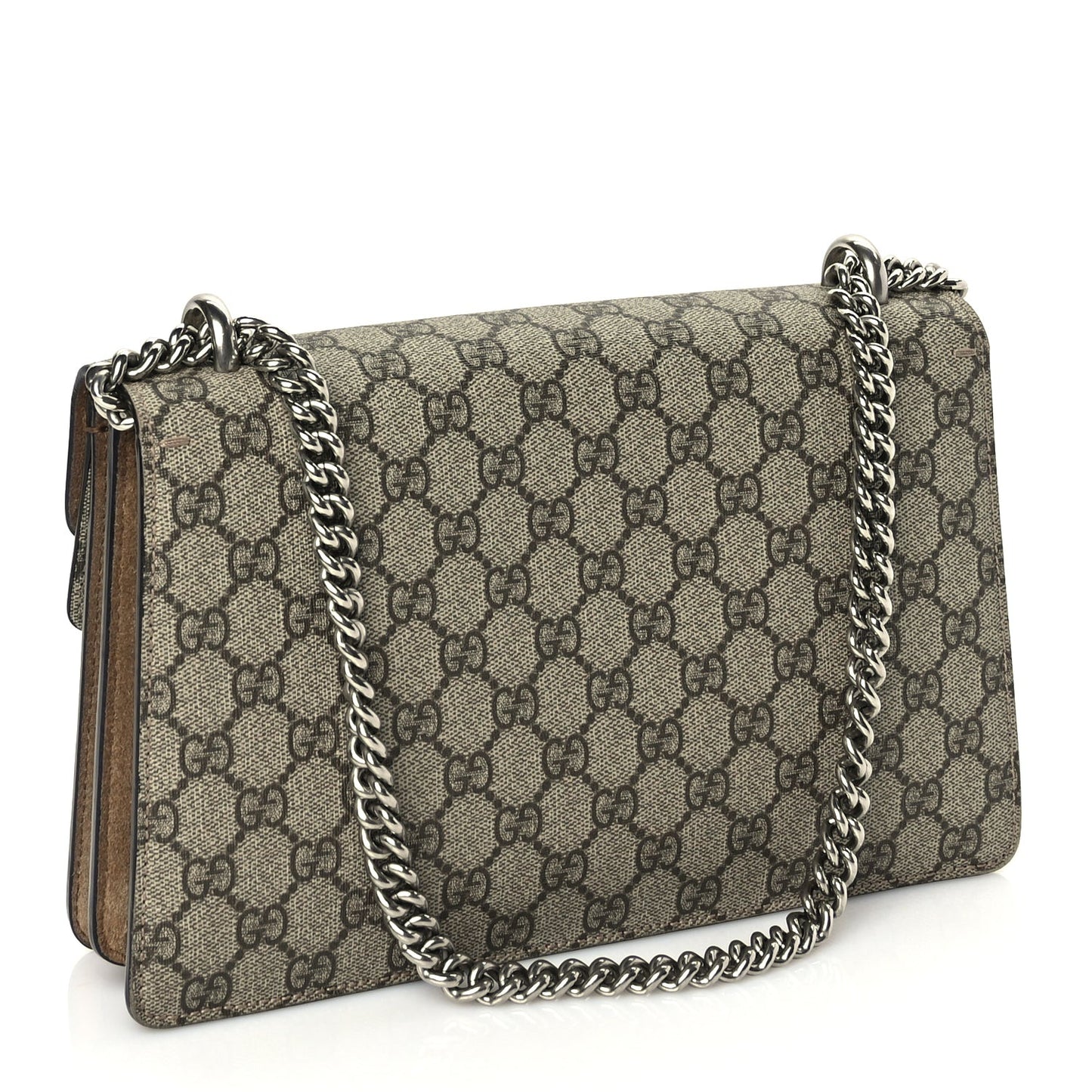 GG Supreme Monogram Small Dionysus Shoulder Bag  Taupe