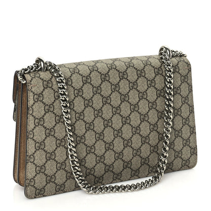 Gucci GG Supreme Monogram Small Dionysus Shoulder Bag  Taupe 2 of 8