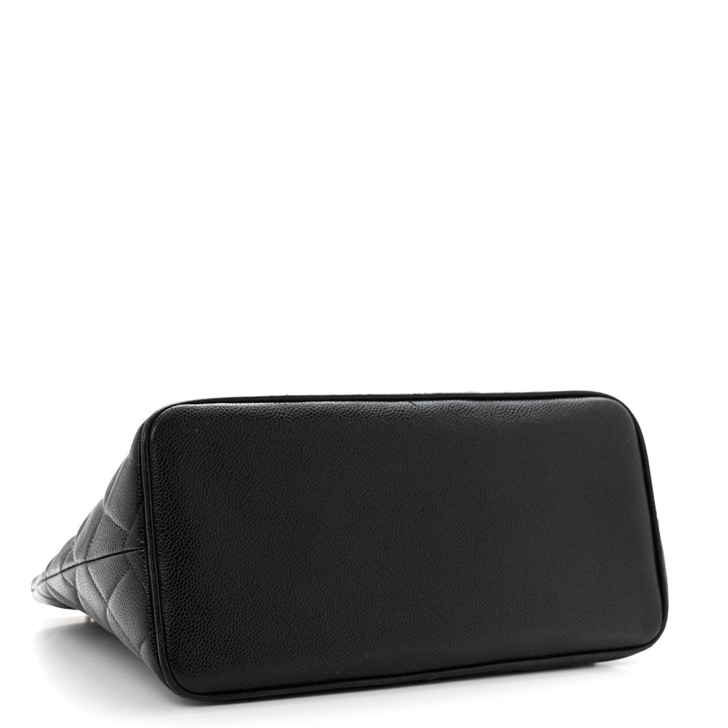 Caviar Quilted Medallion Tote Black