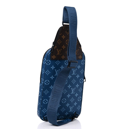 Louis Vuitton Monogram Avenue Sling Bag NM Atlantic Blue 3 of 8
