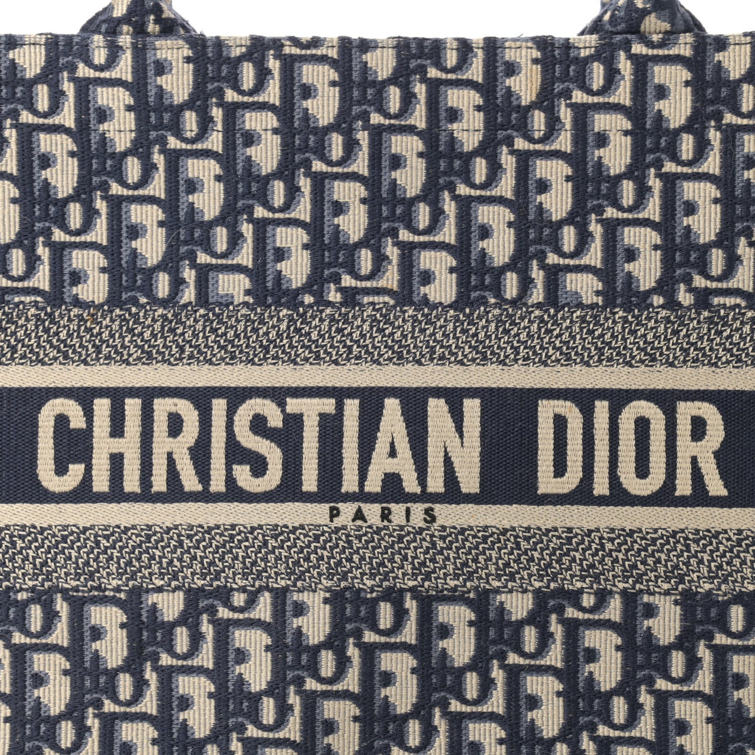 Christian Dior Oblique Medium Book Tote Blue Multicolor 12 of 12