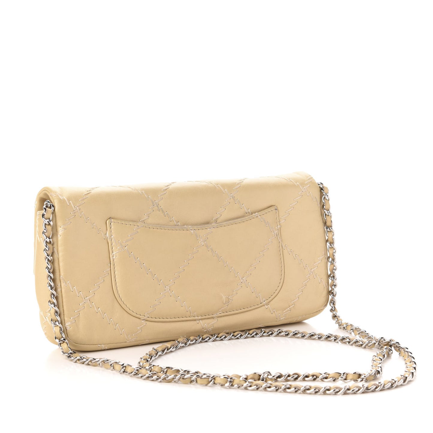 Calfskin Ultimate Stitch Flap Gold
