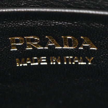 Prada Soft Calfskin Arque Shoulder Bag Glicine 6 of 10