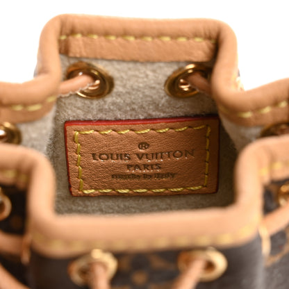 Louis Vuitton Monogram Micro Noe Bag Charm Key Ring 4 of 4