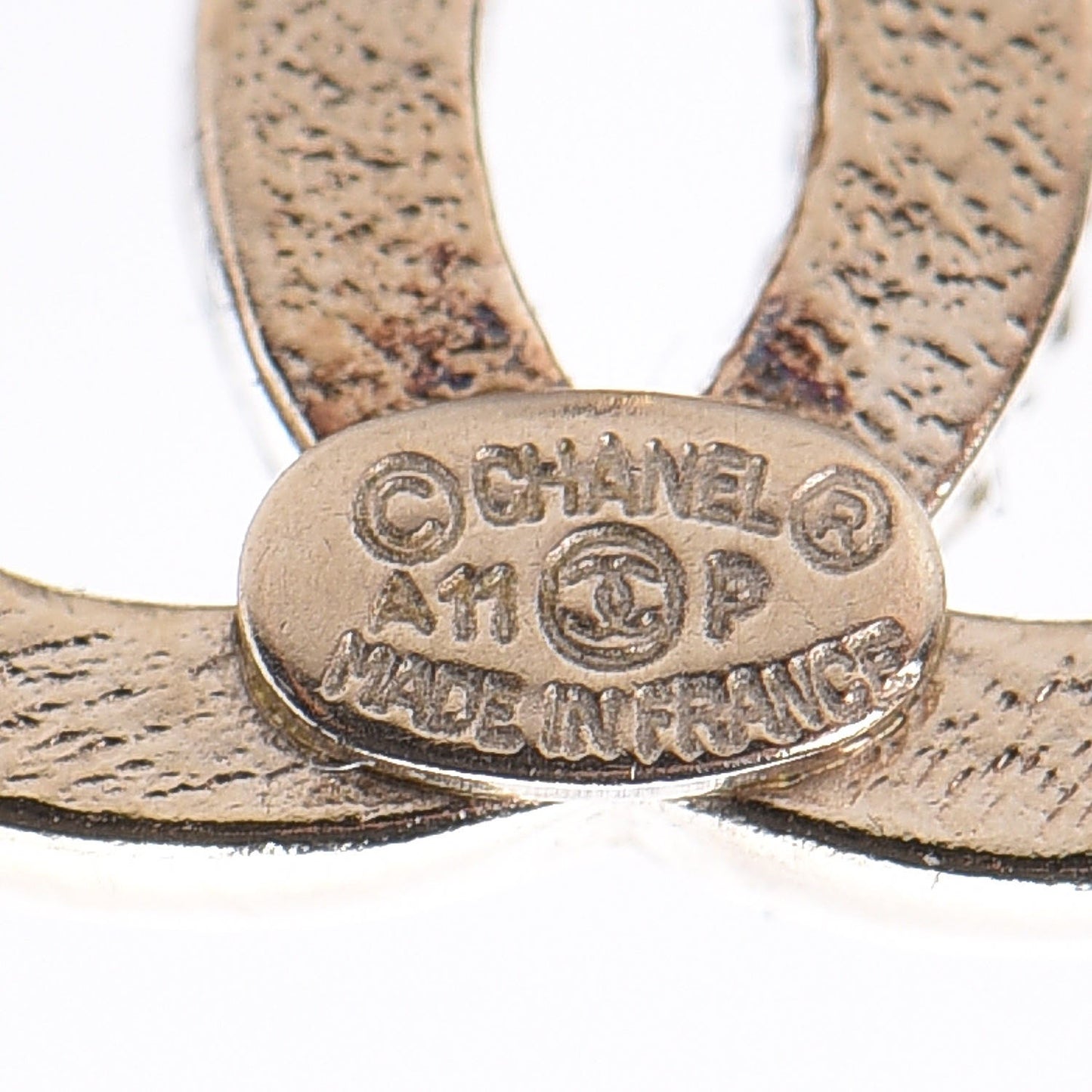 Crystal CC Earrings Gold