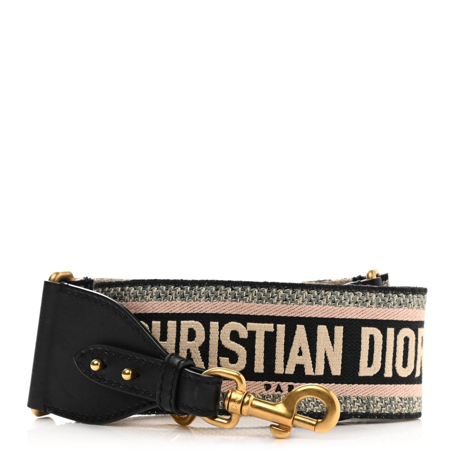 Canvas Embroidered Shoulder Strap Rose Multicolor